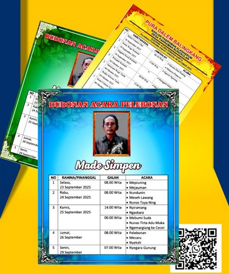 bikin dudonan acara pitra yadnya