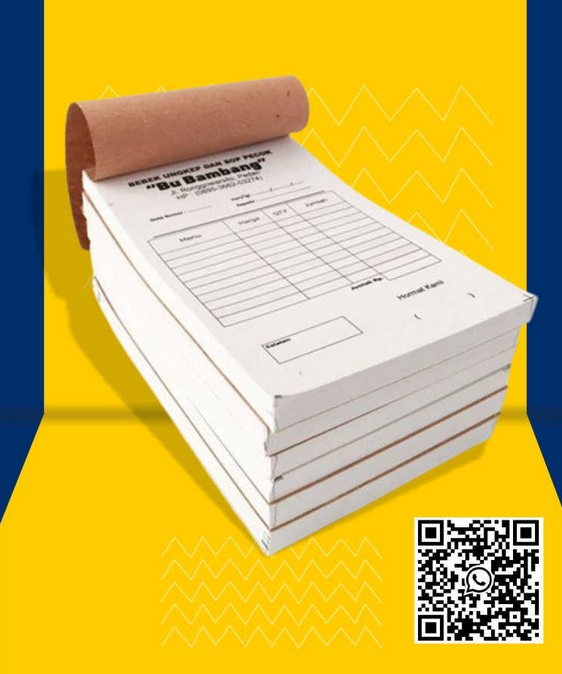 cetak  nota  bon di jimbaran