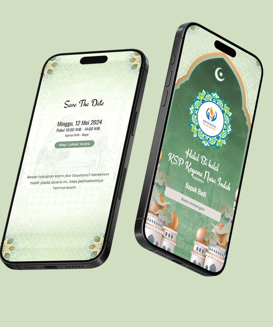 undangan online Halal Bihalal